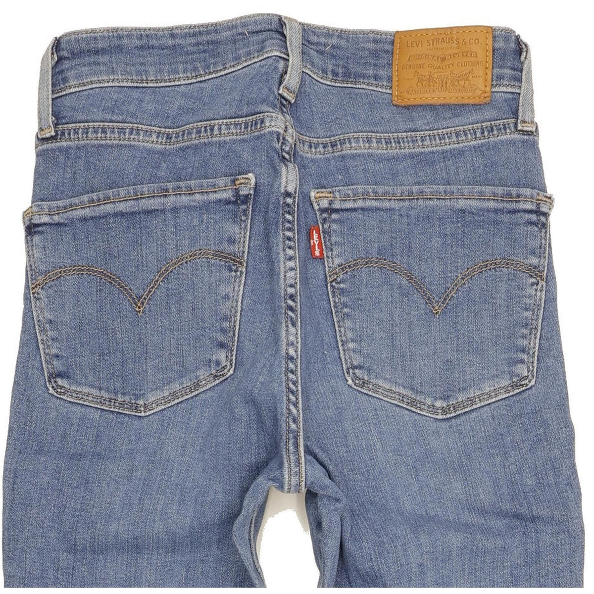 Levi's 721 Women Blue Skinny Slim Stretch Jeans W25 L29
