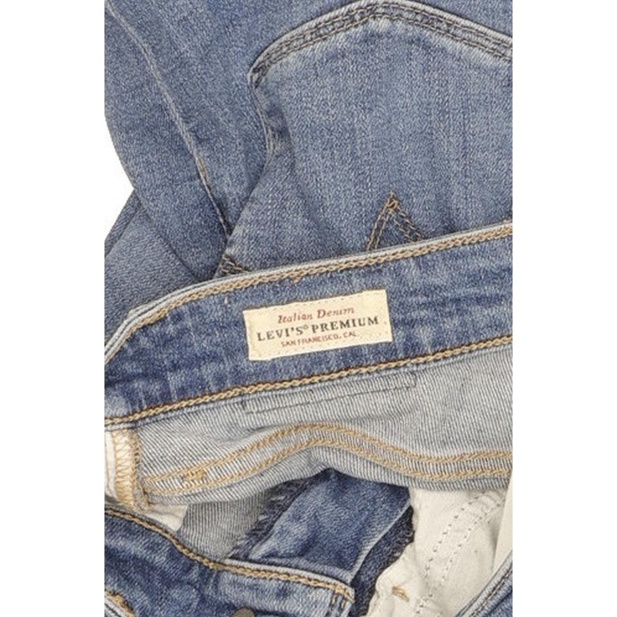 Levi's 721 Women Blue Skinny Slim Stretch Jeans W25 L29