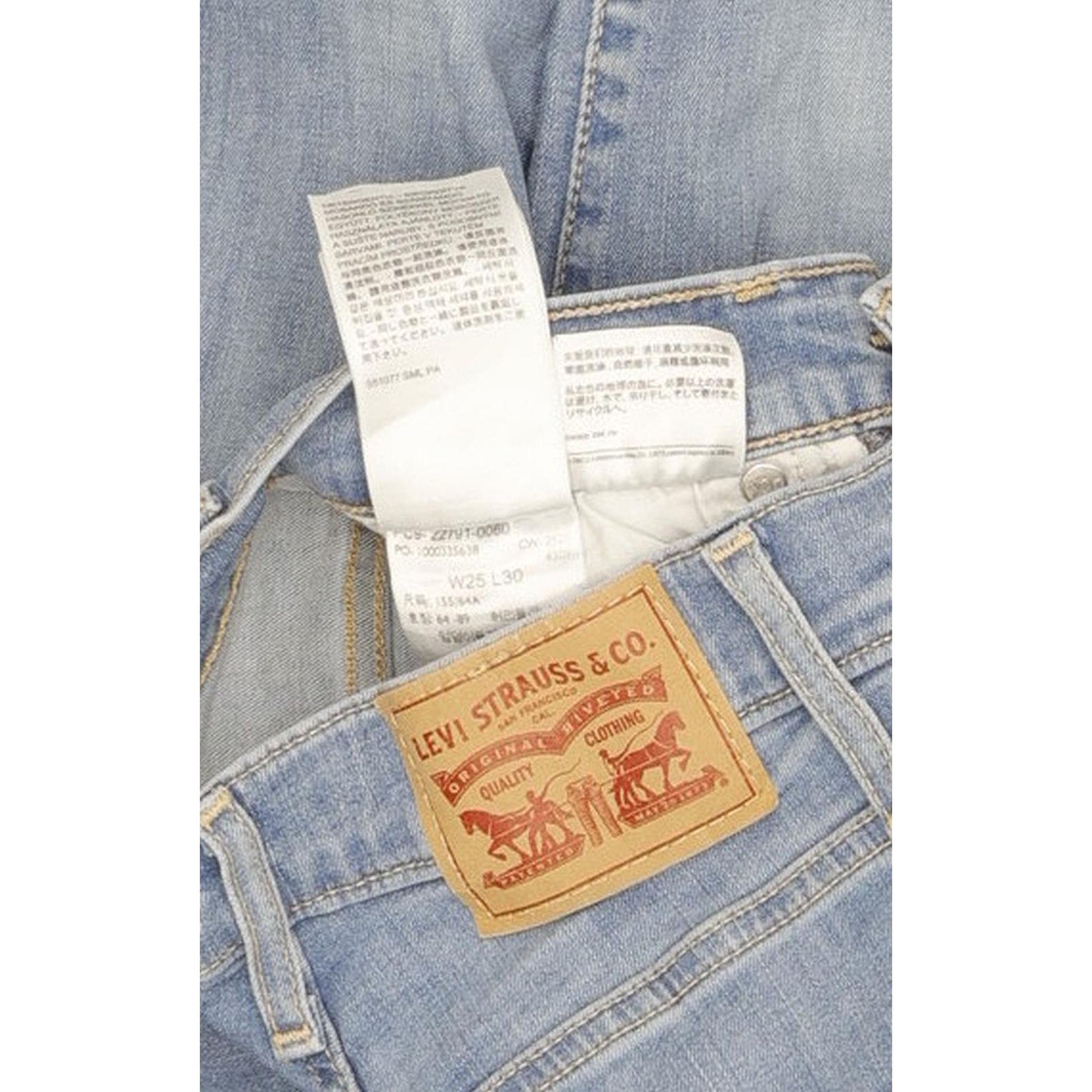 Levi's Mile Women Blue Skinny Slim Stretch Jeans W25 L30