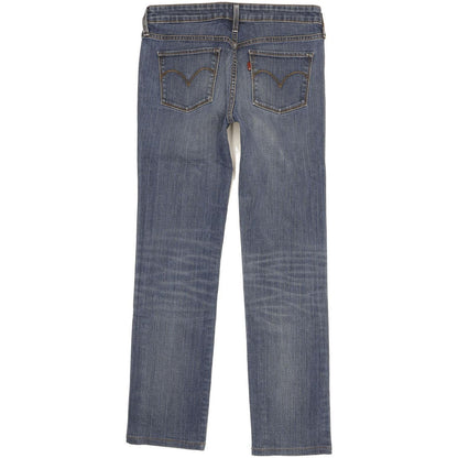Levi's Women Blue Straight Slim Stretch Jeans W26 L27