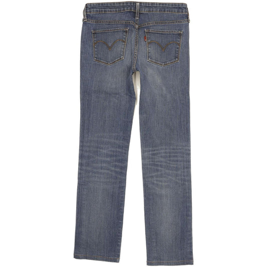 Levi's Women Blue Straight Slim Stretch Jeans W26 L27