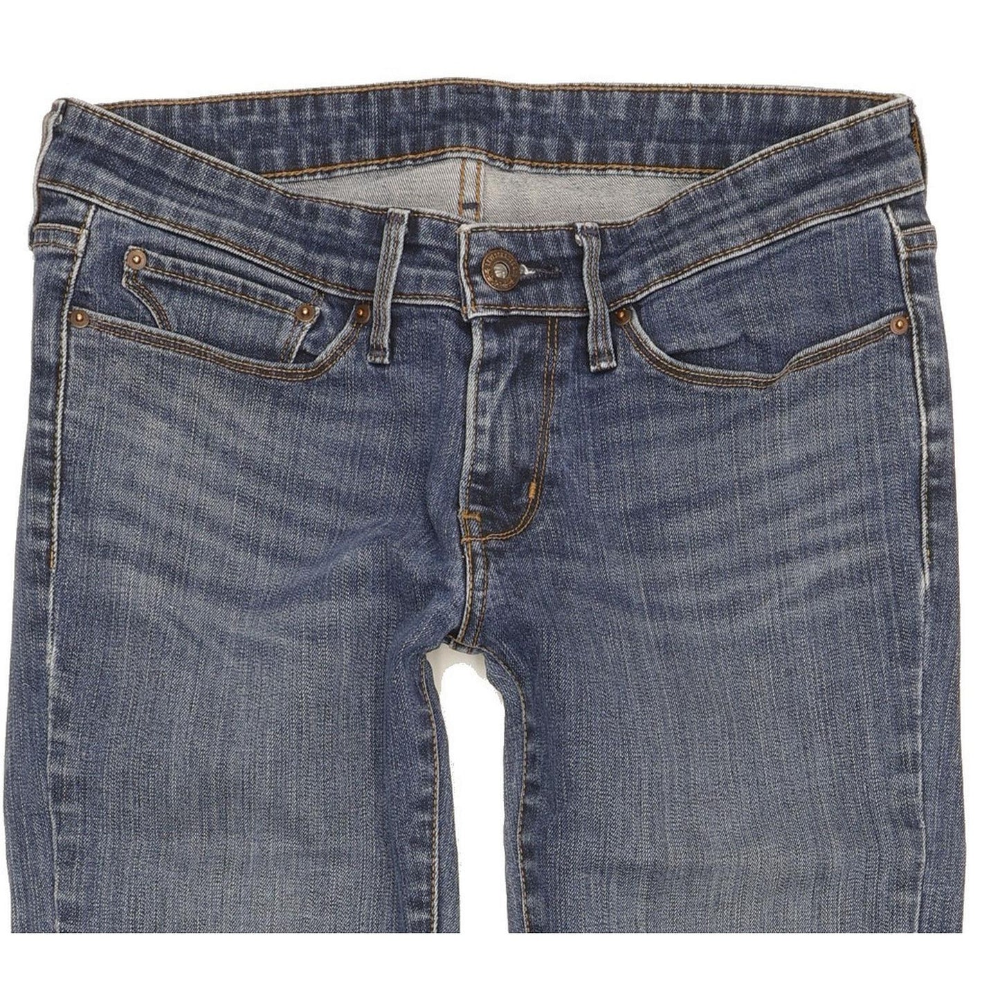 Levi's Women Blue Straight Slim Stretch Jeans W26 L27