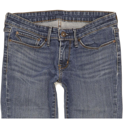 Levi's Women Blue Straight Slim Stretch Jeans W26 L27