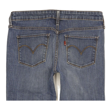Levi's Women Blue Straight Slim Stretch Jeans W26 L27
