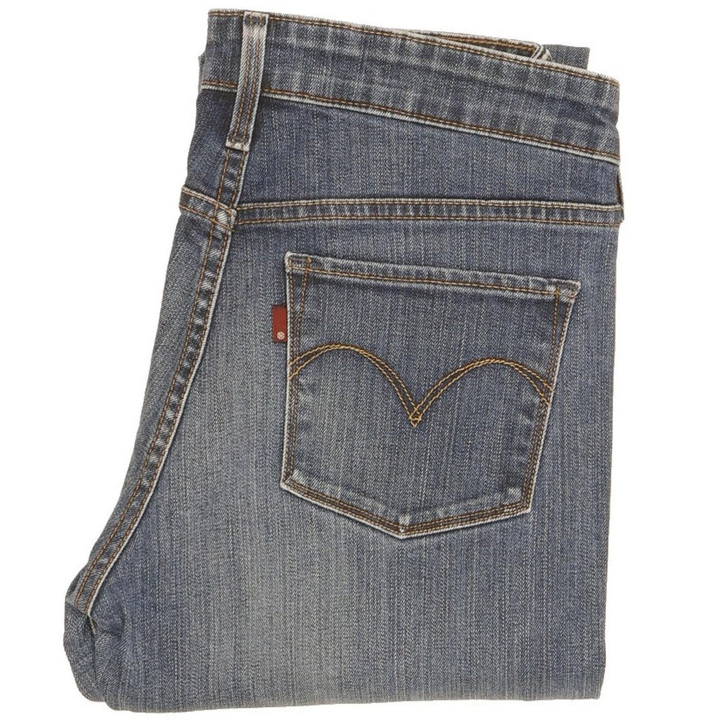 Levi's Women Blue Straight Slim Stretch Jeans W26 L27