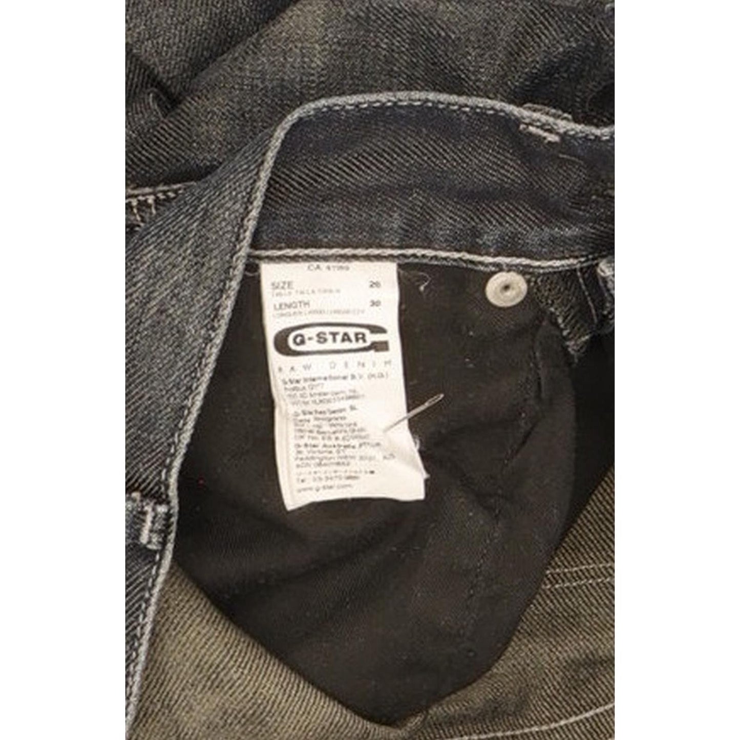 G-Star Breaker Men Navy Straight Regular Jeans W26 L30