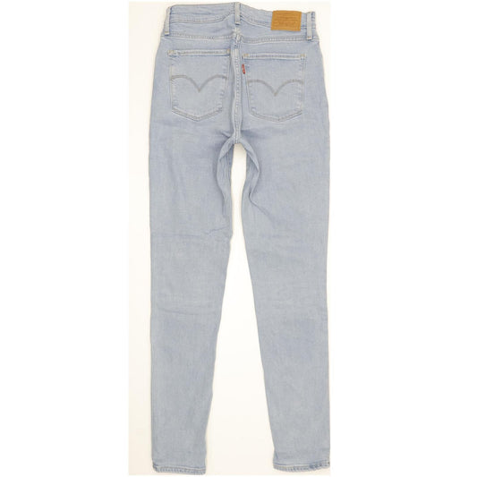 Levi's 721 Women Blue Skinny Slim Stretch Jeans W27 L30