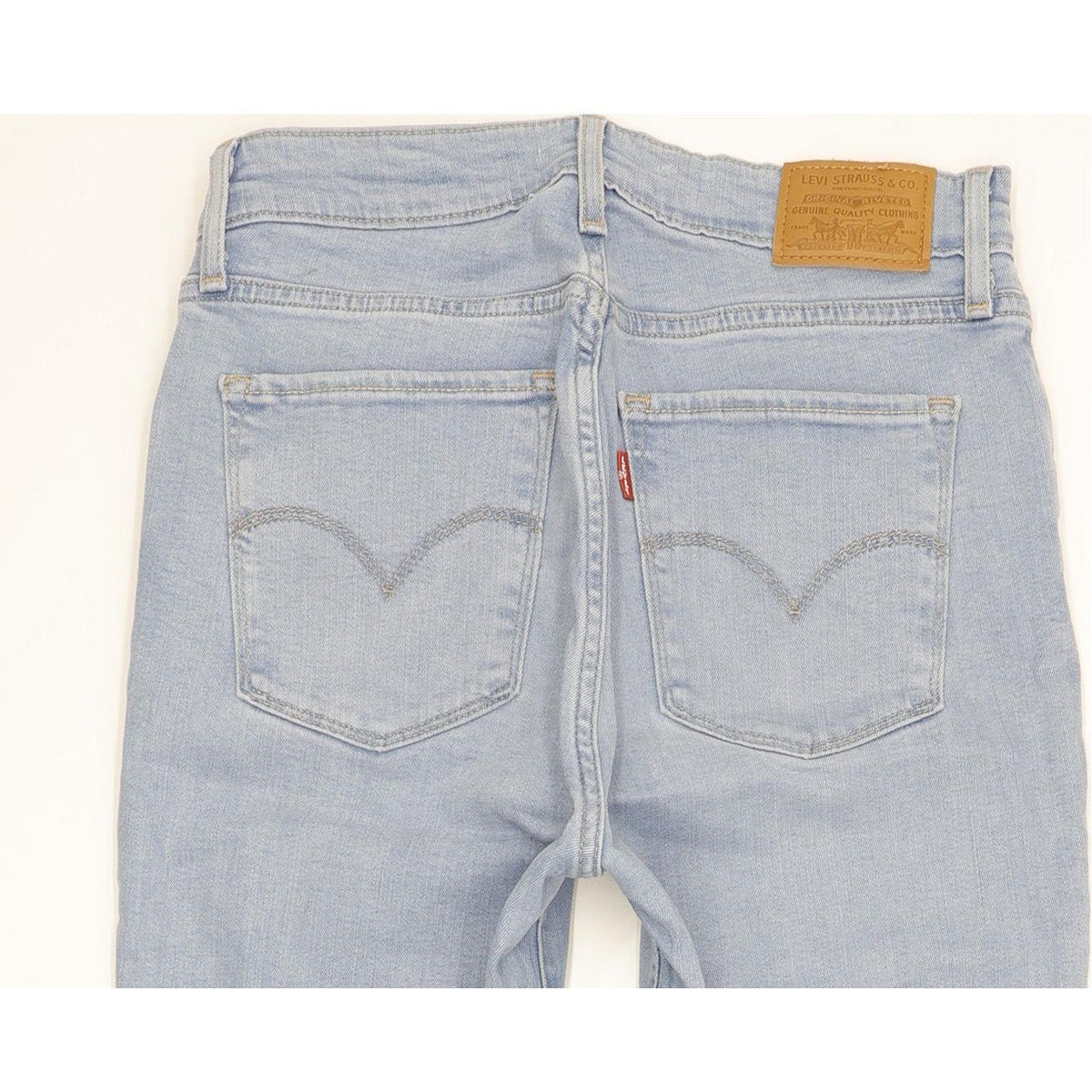 Levi's 721 Women Blue Skinny Slim Stretch Jeans W27 L30