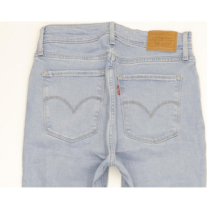 Levi's 721 Women Blue Skinny Slim Stretch Jeans W27 L30