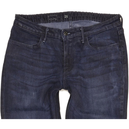 Levi's Women Navy Skinny Slim Stretch Jeans W28 L31