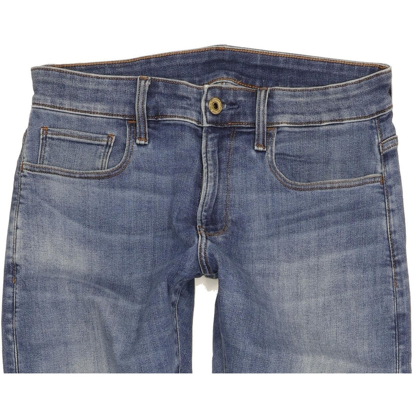 G-Star 3301 Deconstructed Men Blue Skinny Slim Stretch Jeans W30 L28
