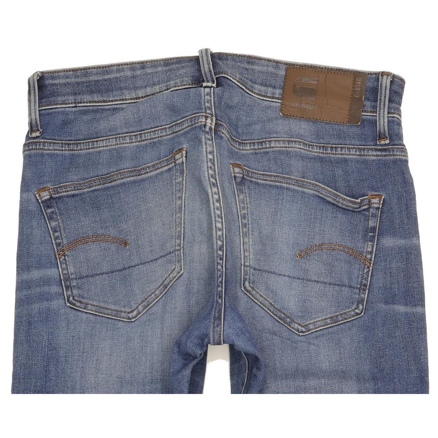 G-Star 3301 Deconstructed Men Blue Skinny Slim Stretch Jeans W30 L28