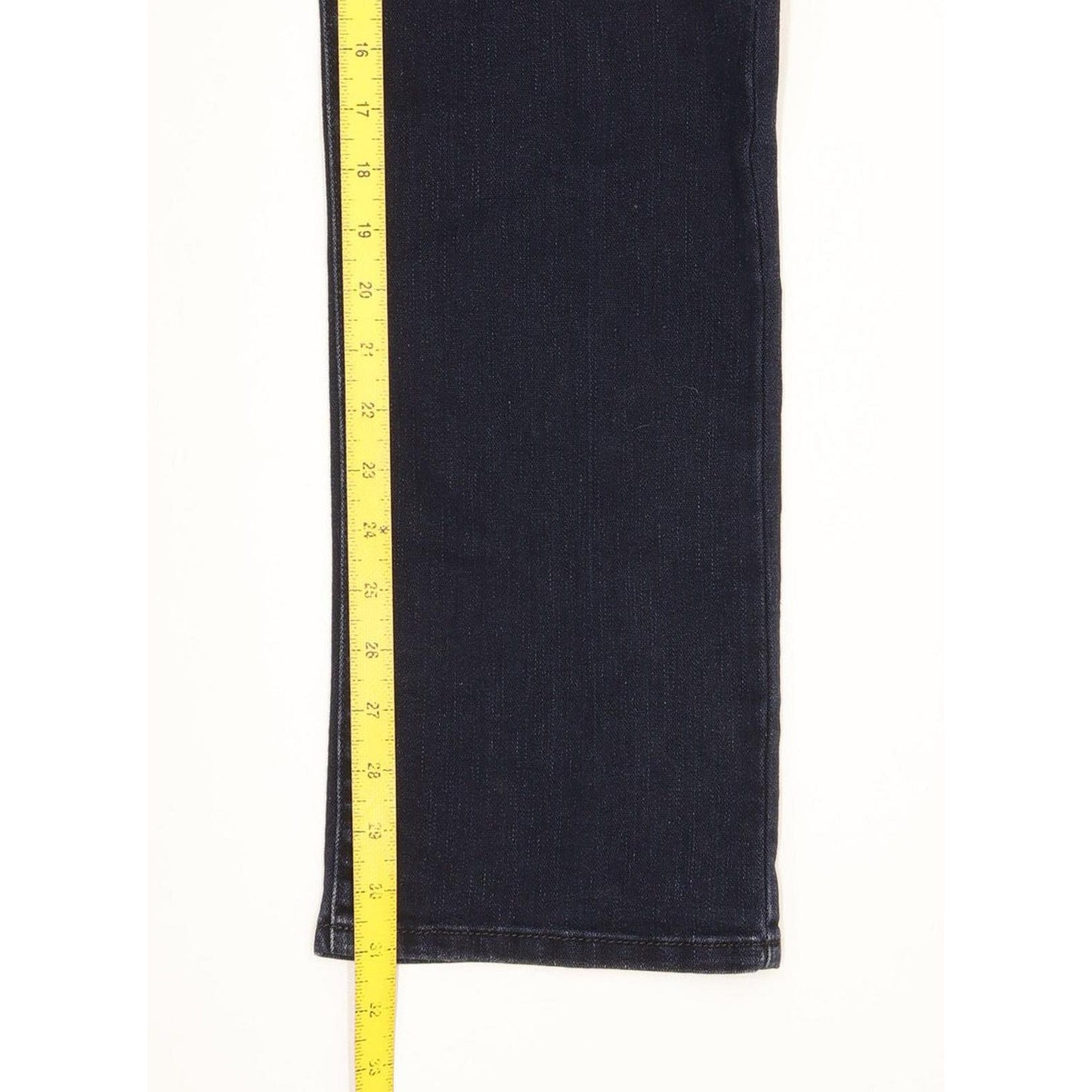 Wrangler Navy Straight Regular Stretch Jeans High Waisted W34 L31