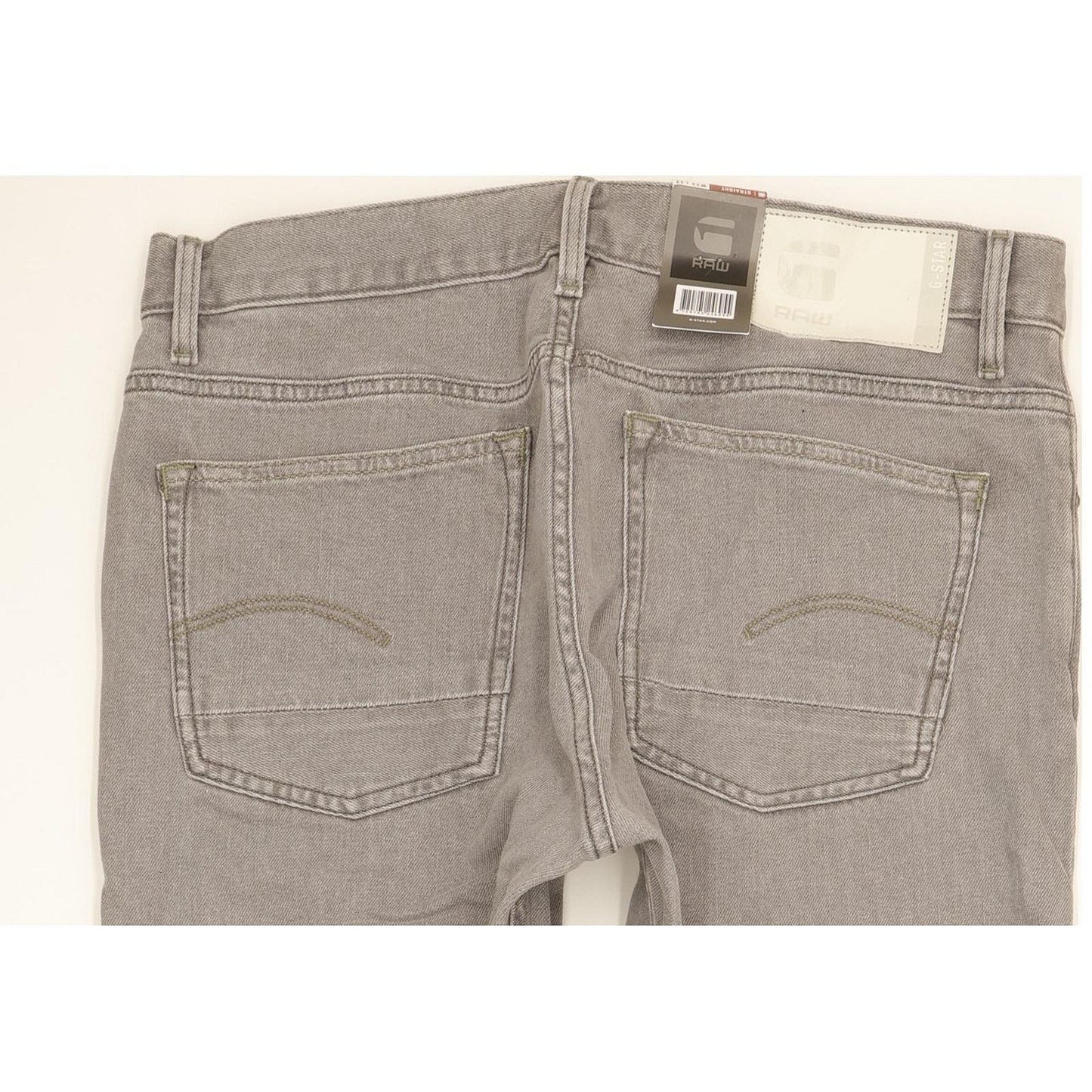 G-Star Triple Men Grey Straight Regular Stretch Jeans W33 L32
