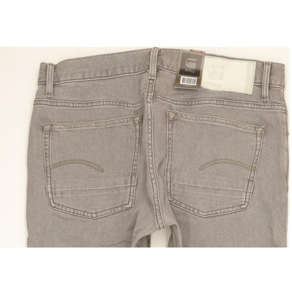 G-Star Triple Men Grey Straight Regular Stretch Jeans W33 L32