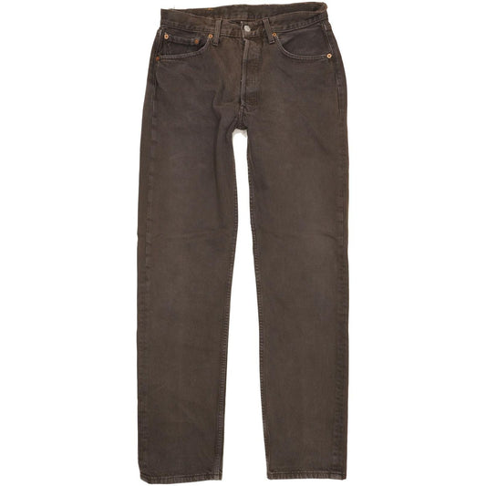 Levi's 501 Men Grey Straight Regular Jeans W31 L33