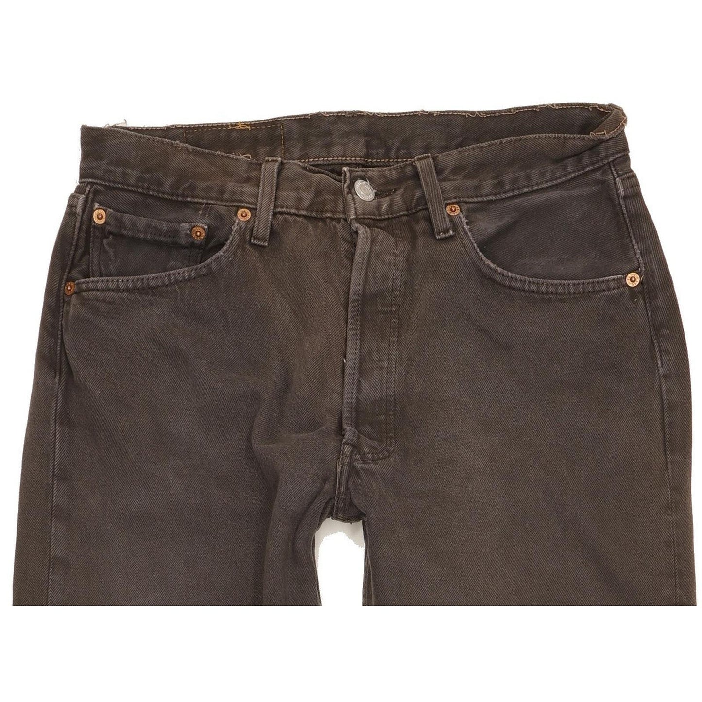 Levi's 501 Men Grey Straight Regular Jeans W31 L33