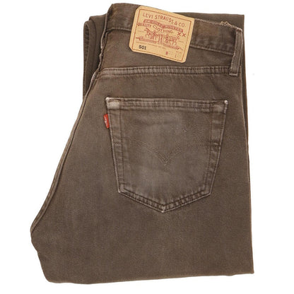 Levi's 501 Men Grey Straight Regular Jeans W31 L33
