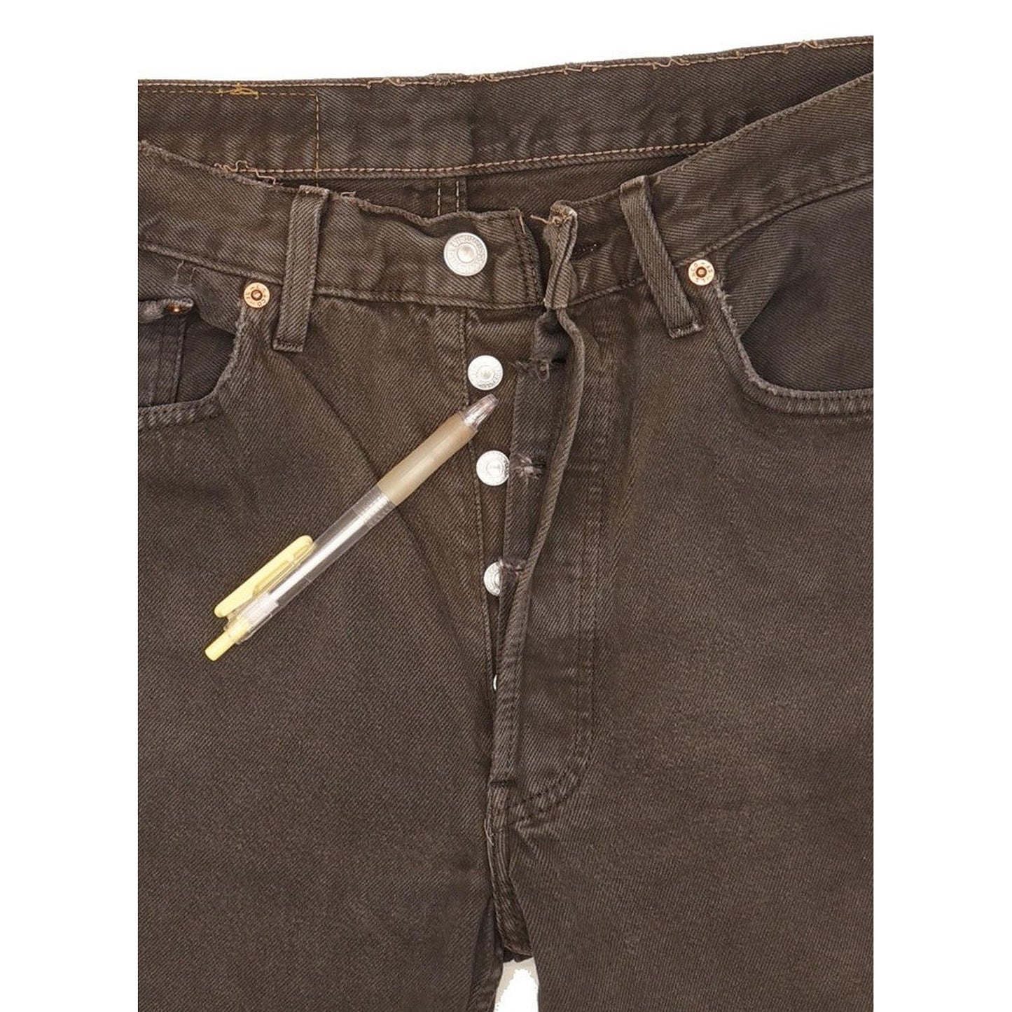 Levi's 501 Men Grey Straight Regular Jeans W31 L33