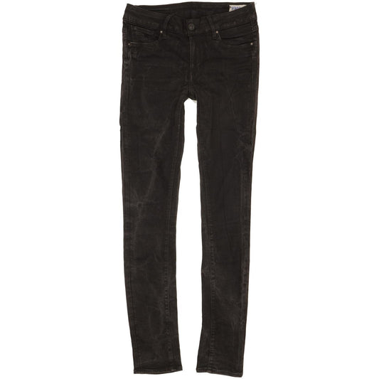 G-Star 3301 Jeg Women Black Skinny Slim Stretch Jeans W31 L31