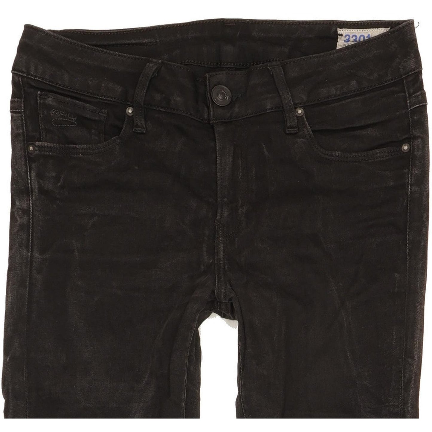 G-Star 3301 Jeg Women Black Skinny Slim Stretch Jeans W31 L31