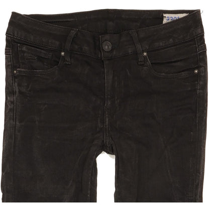 G-Star 3301 Jeg Women Black Skinny Slim Stretch Jeans W31 L31