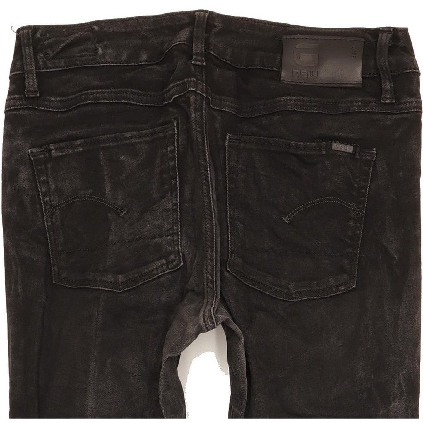 G-Star 3301 Jeg Women Black Skinny Slim Stretch Jeans W31 L31