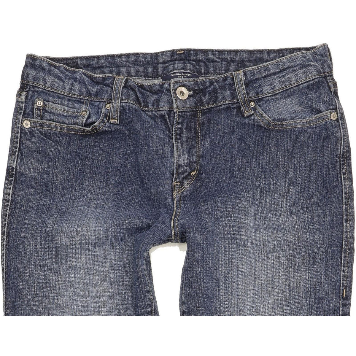 Levi's 552 Women Blue Straight Slim Stretch Jeans W30 L32