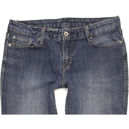 Levi's 552 Women Blue Straight Slim Stretch Jeans W30 L32