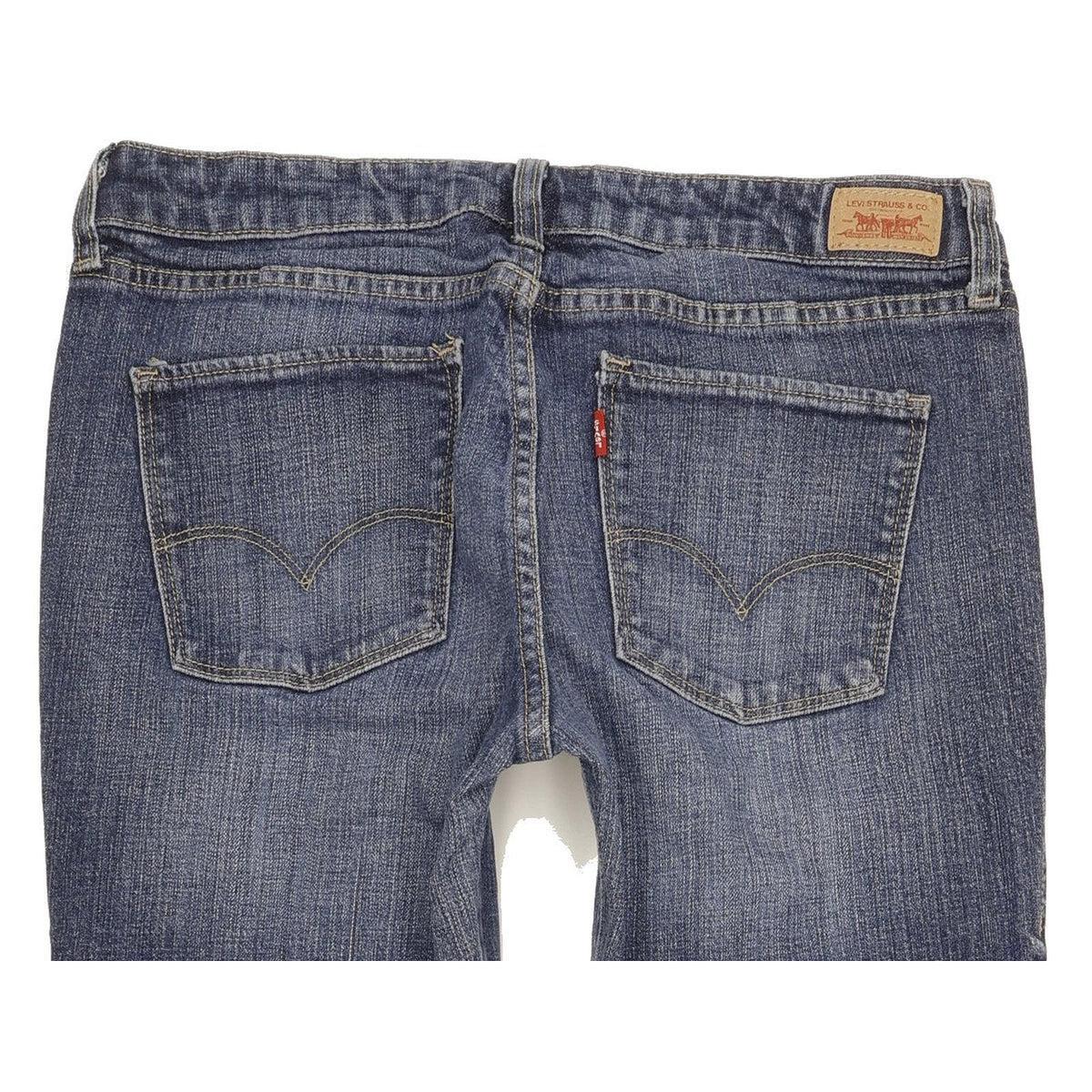 Levi's 552 Women Blue Straight Slim Stretch Jeans W30 L32