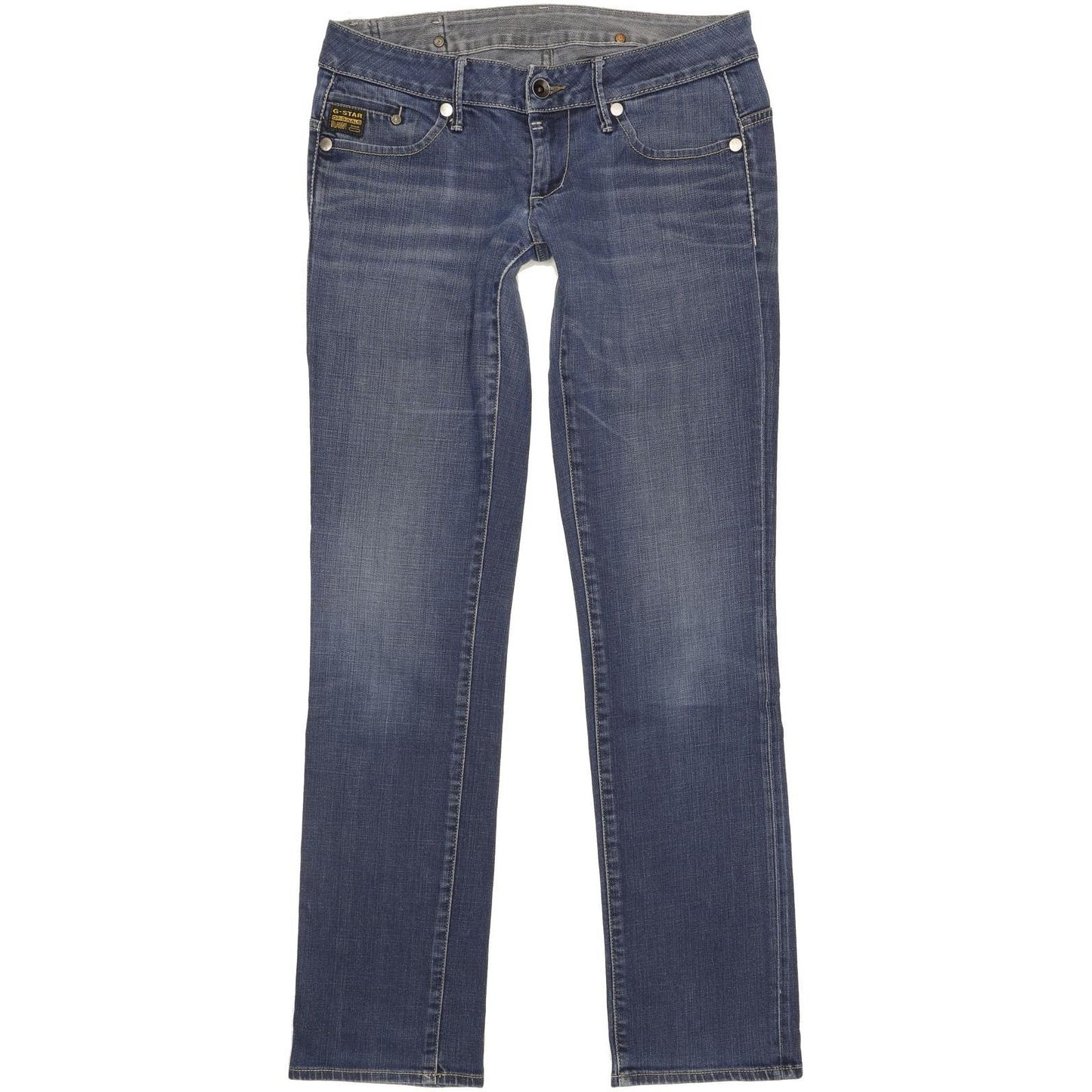 G-Star Midge Women Blue Straight Slim Stretch Jeans W30 L33