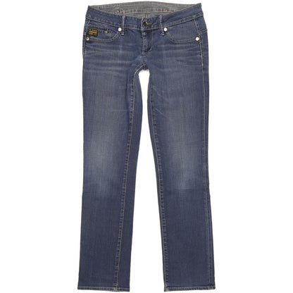 G-Star Midge Women Blue Straight Slim Stretch Jeans W30 L33