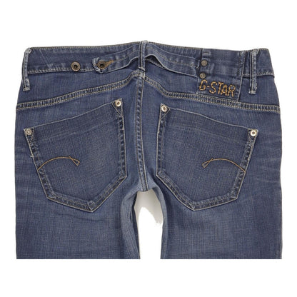 G-Star Midge Women Blue Straight Slim Stretch Jeans W30 L33
