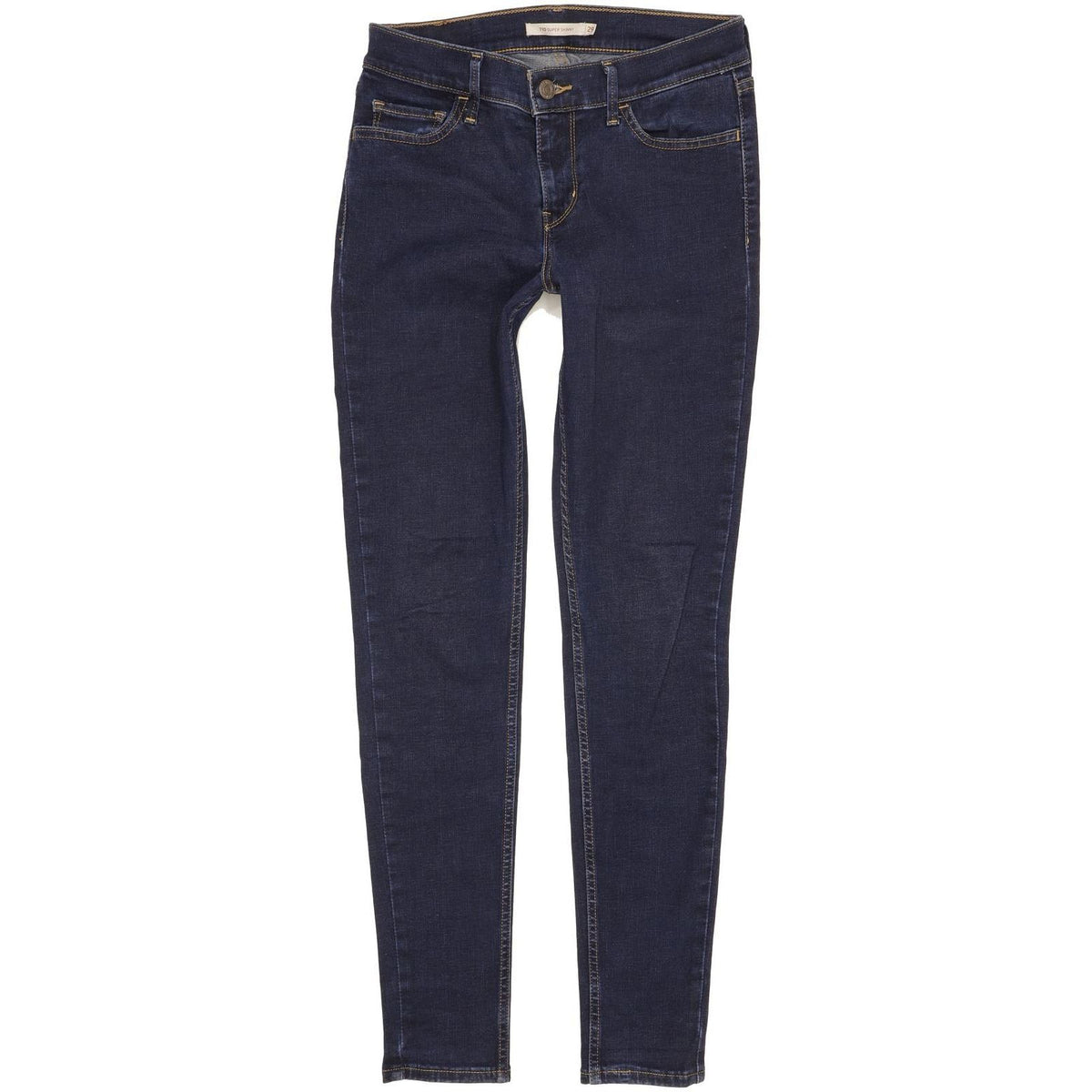 Levi's 710 Super Women Blue Skinny Slim Stretch Jeans W29 L30