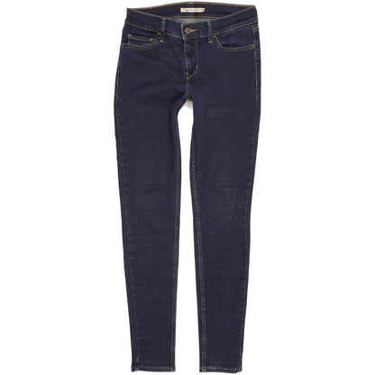 Levi's 710 Super Women Blue Skinny Slim Stretch Jeans W29 L30