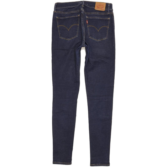 Levi's 710 Super Women Blue Skinny Slim Stretch Jeans W29 L30