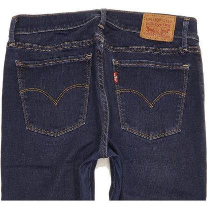 Levi's 710 Super Women Blue Skinny Slim Stretch Jeans W29 L30