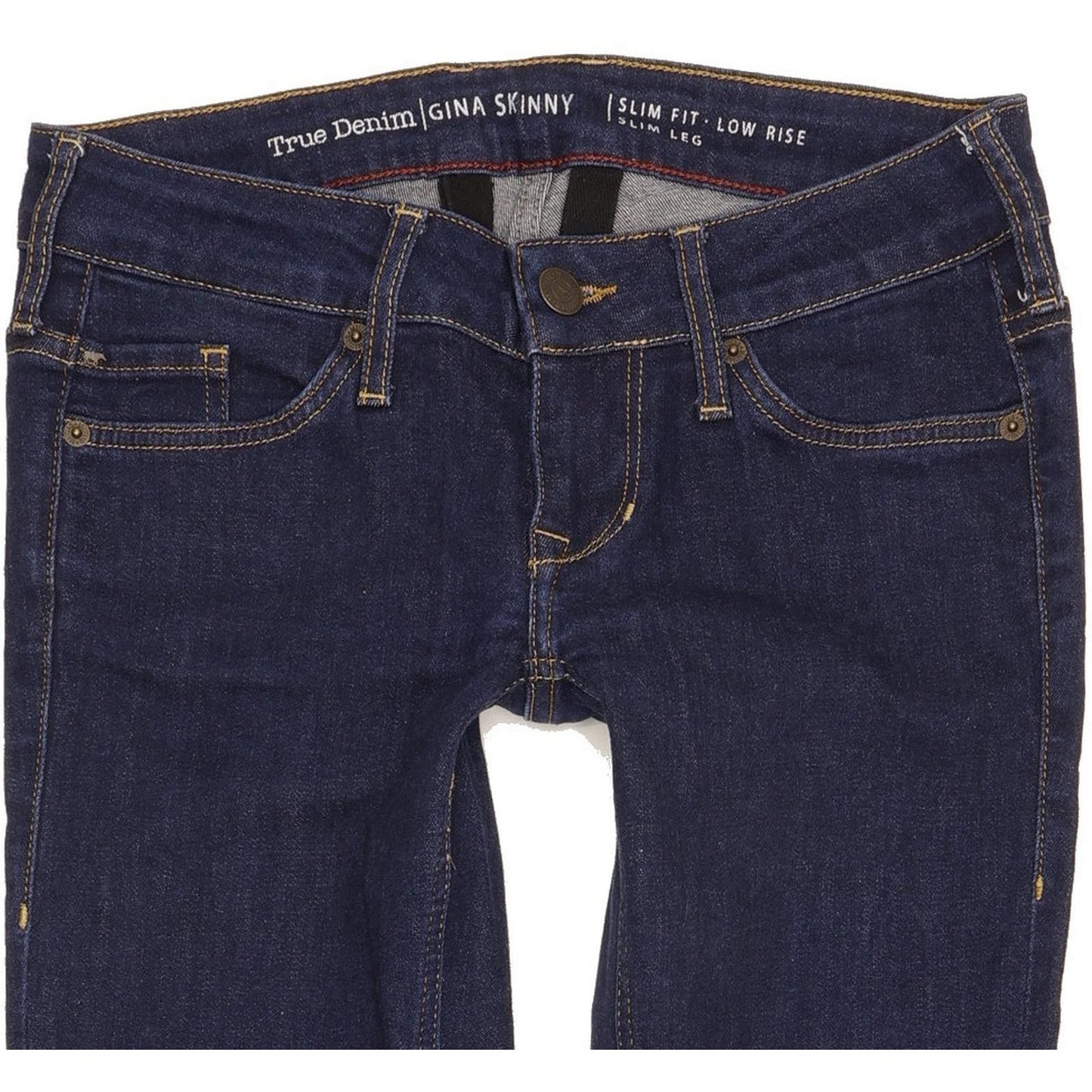 Mustang Gina Women Blue Skinny Slim Stretch Jeans W27 L31