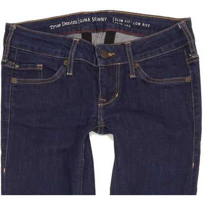 Mustang Gina Women Blue Skinny Slim Stretch Jeans W27 L31
