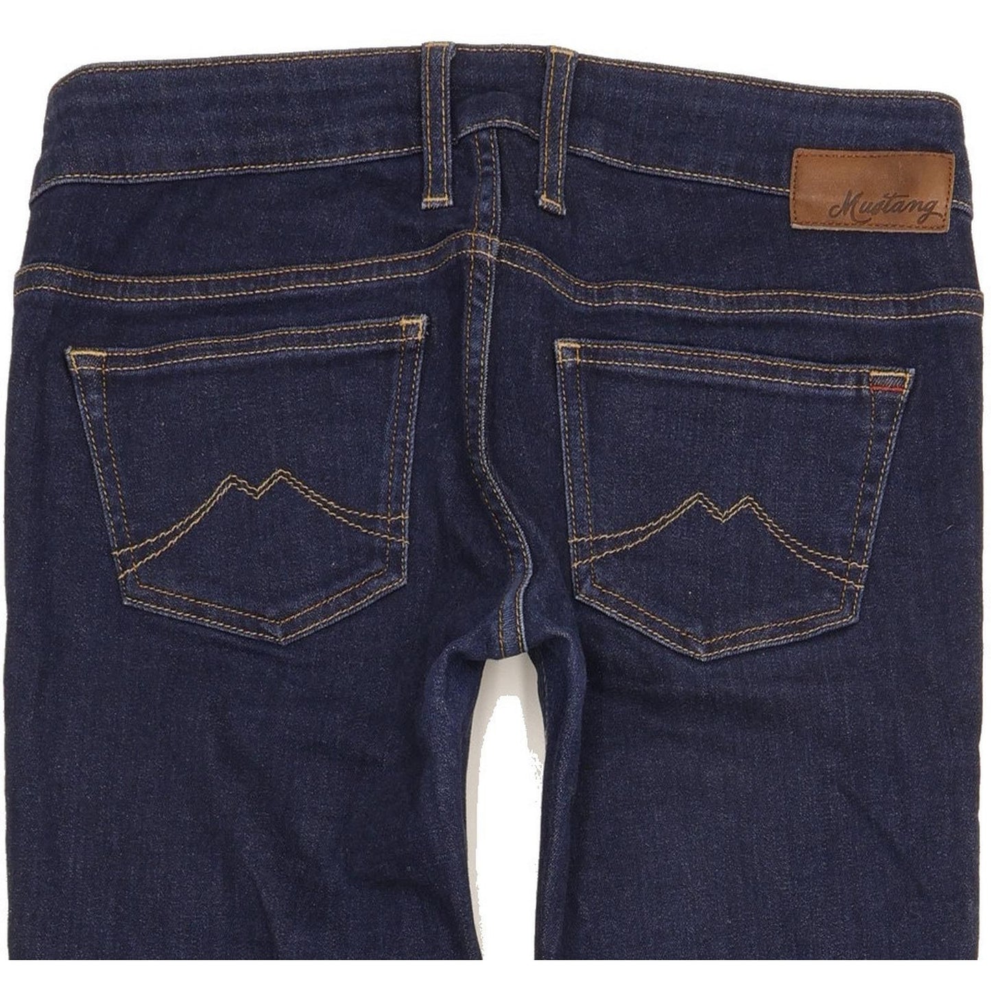 Mustang Gina Women Blue Skinny Slim Stretch Jeans W27 L31