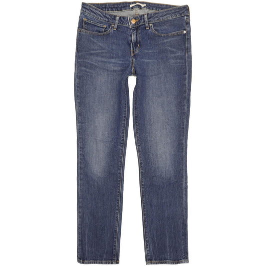 Levi's 712 Women Blue Straight Slim Stretch Jeans W30 L30