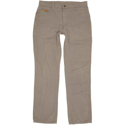 Wrangler Texas Men Grey Straight Regular Jeans W33 L32
