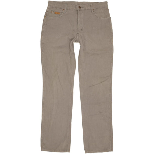 Wrangler Texas Men Grey Straight Regular Jeans W33 L32
