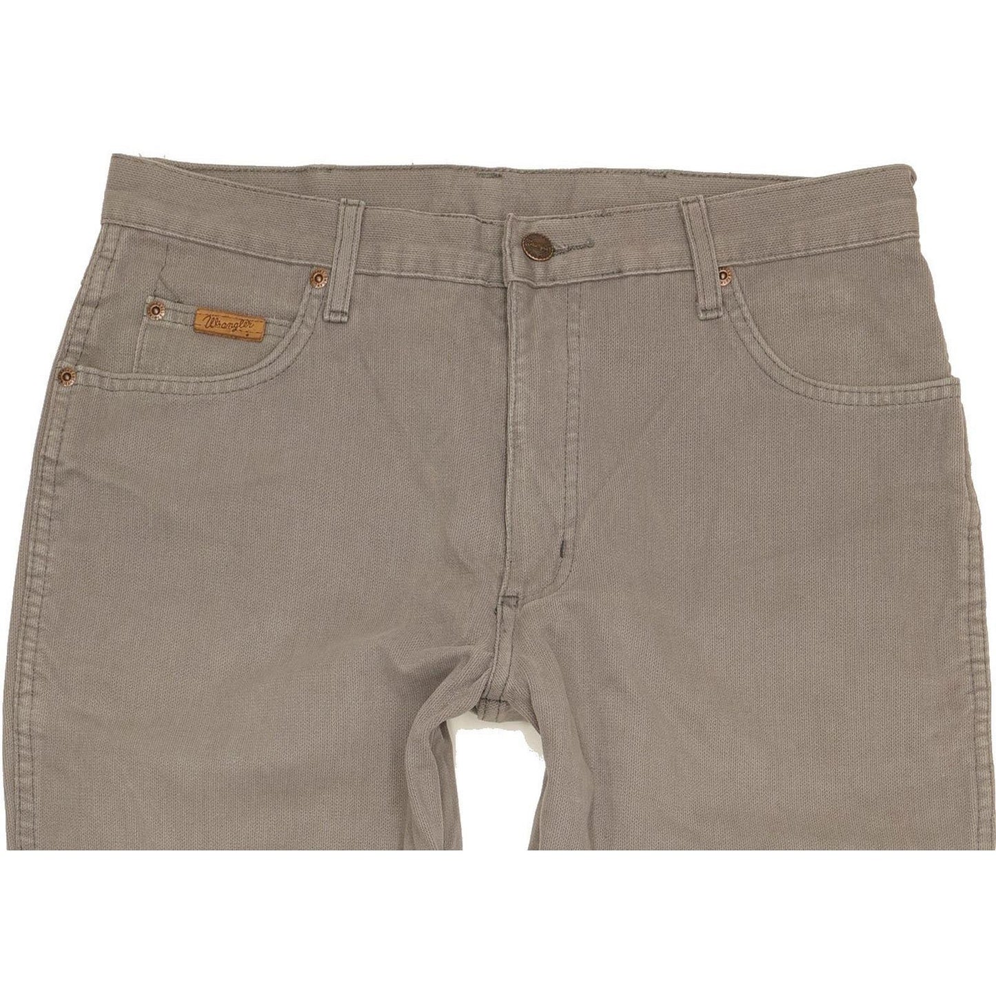 Wrangler Texas Men Grey Straight Regular Jeans W33 L32