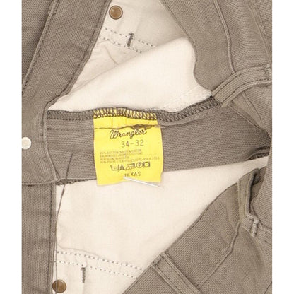 Wrangler Texas Men Grey Straight Regular Jeans W33 L32