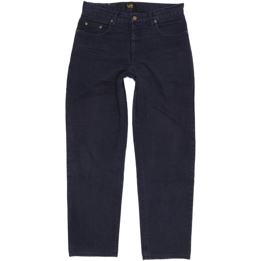 Lee Kansas Men Navy Straight Regular Jeans W34 L32
