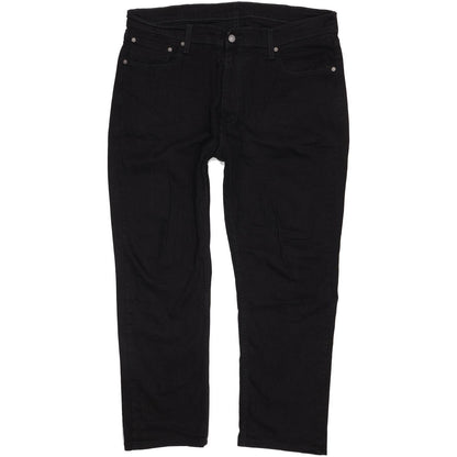 Levi's 514 Men Black Straight Slim Stretch Jeans W40 L28
