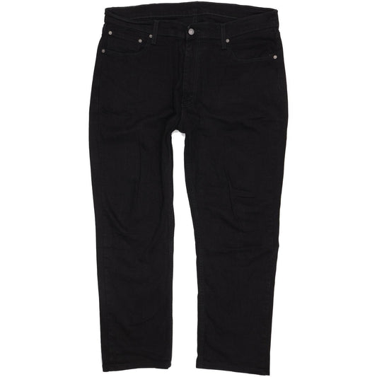 Levi's 514 Men Black Straight Slim Stretch Jeans W40 L28