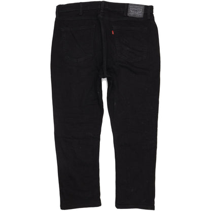 Levi's 514 Men Black Straight Slim Stretch Jeans W40 L28