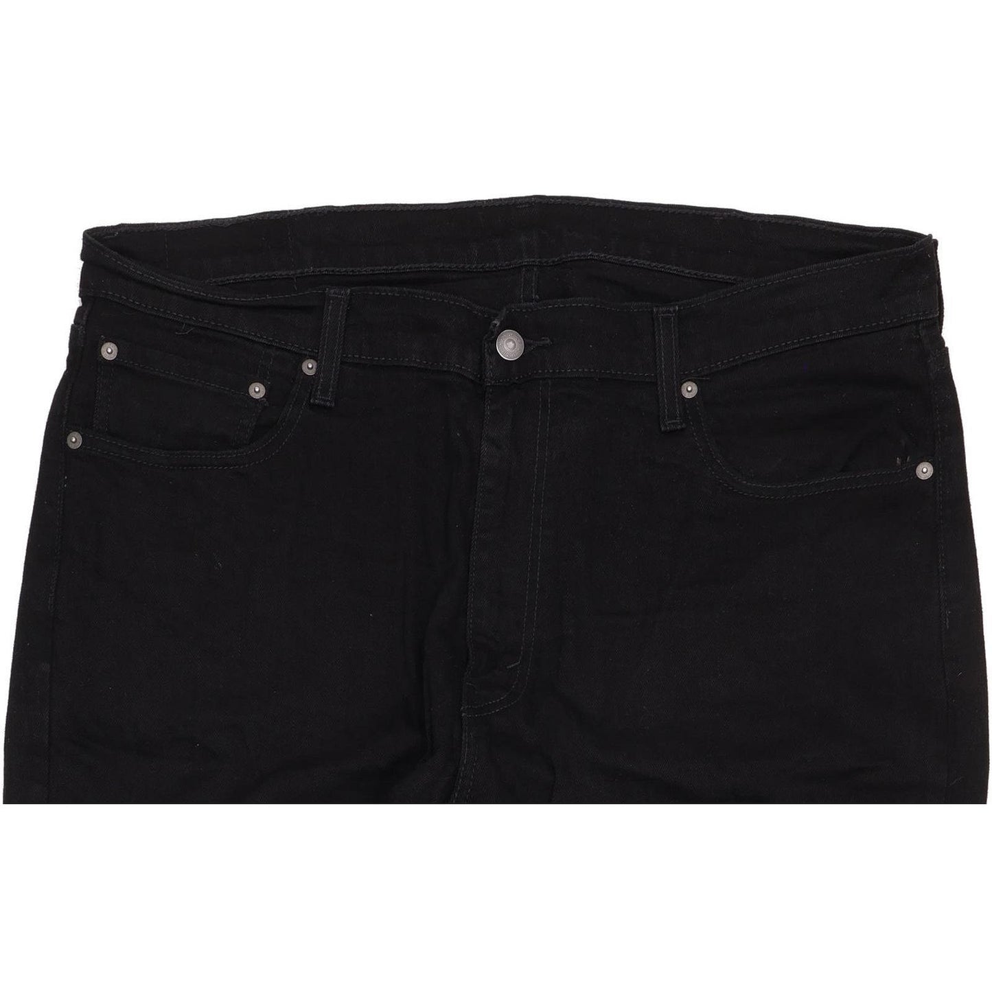 Levi's 514 Men Black Straight Slim Stretch Jeans W40 L28